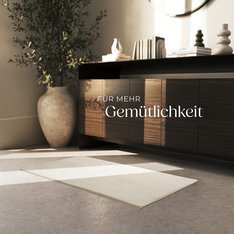 Tectake Tappeto a pelo corto Soft Zone Diverse misure e colori  