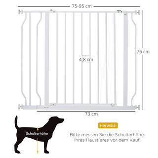 PawHut  Protection de porte pour chien 