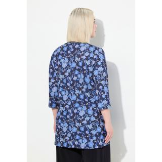 Ulla Popken Maglia lunga stampa floreale  