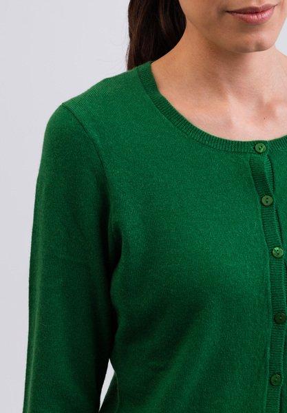 CASH-MERE.CH  Kaschmir Cardigan Rundhals 