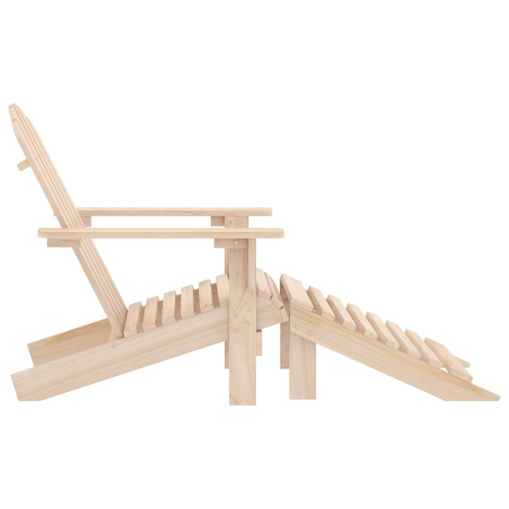 VidaXL Chaise de jardin bois  