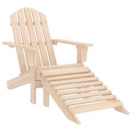 VidaXL Chaise de jardin bois  