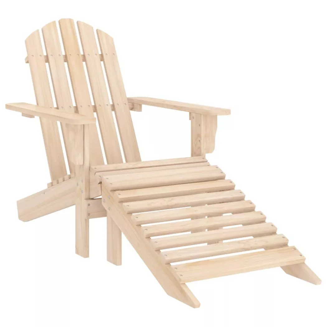 VidaXL - Chaise de jardin bois, One Size, Marron