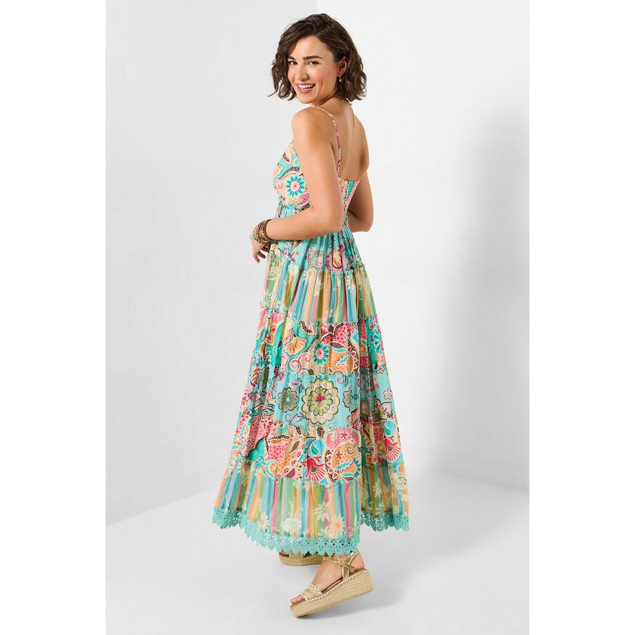 Joe Browns Maxikleid Paisley Blumendruck  