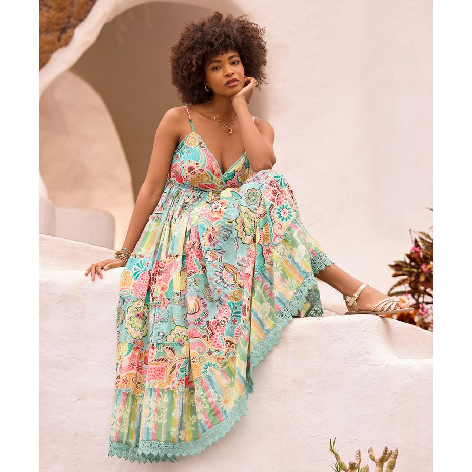 Joe Browns Robe Maxi Imprimé Cachemire Floral  