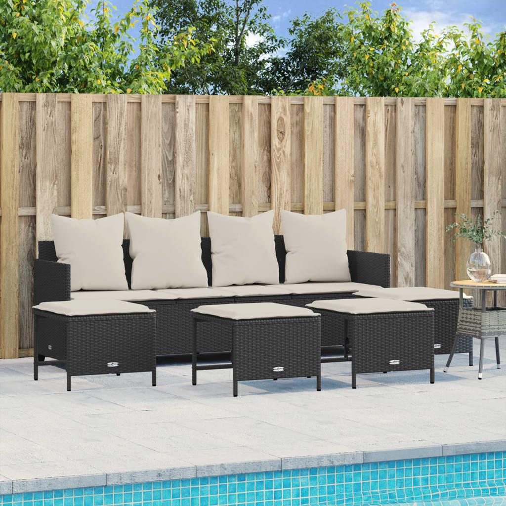 VidaXL Garten sofagarnitur poly-rattan  