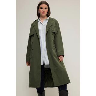 Studio Untold  Trenchcoat, Utility-Style, 4 Taschen, Revers, doppelreihig 