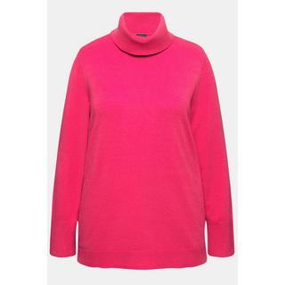 Ulla Popken  Rollkragenpullover, breite Rippbündchen, Langarm 