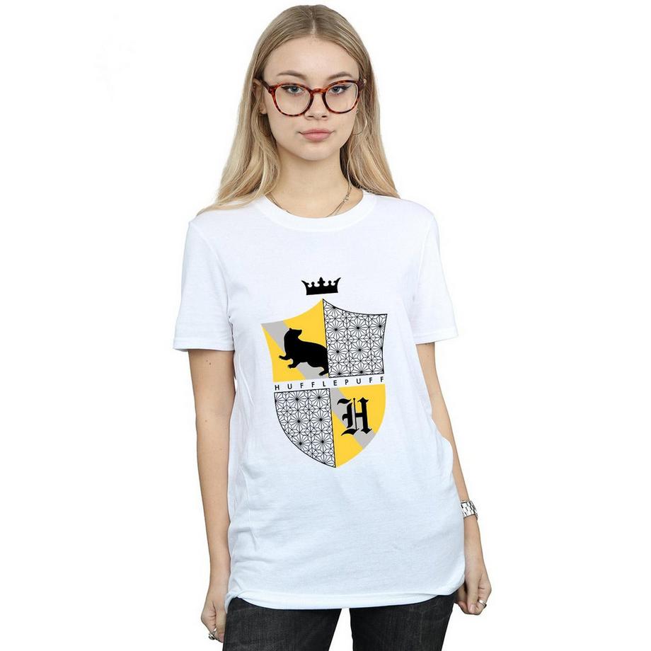 Harry Potter T-Shirt Stampata Hufflepuff  