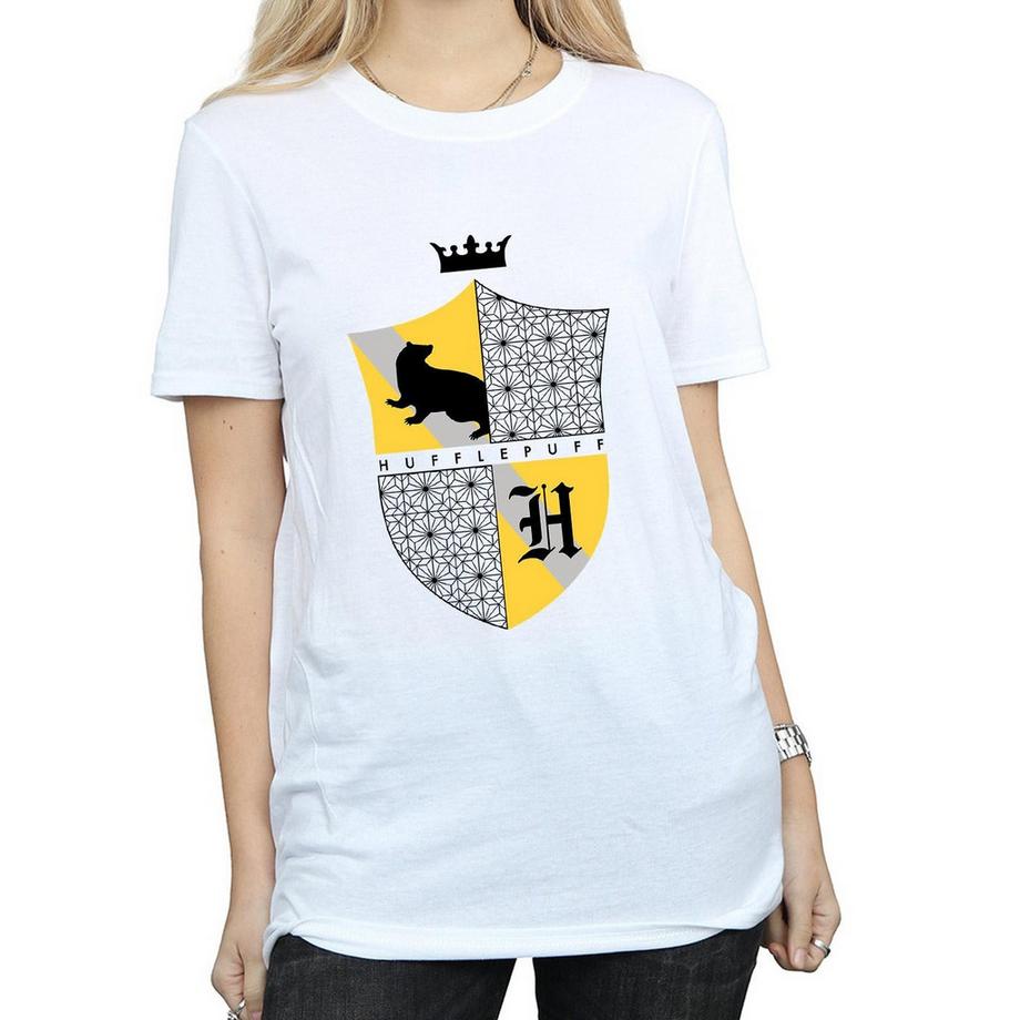Harry Potter T-Shirt Stampata Hufflepuff  