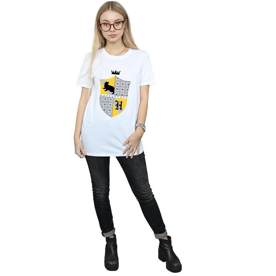 Harry Potter T-Shirt Stampata Hufflepuff  