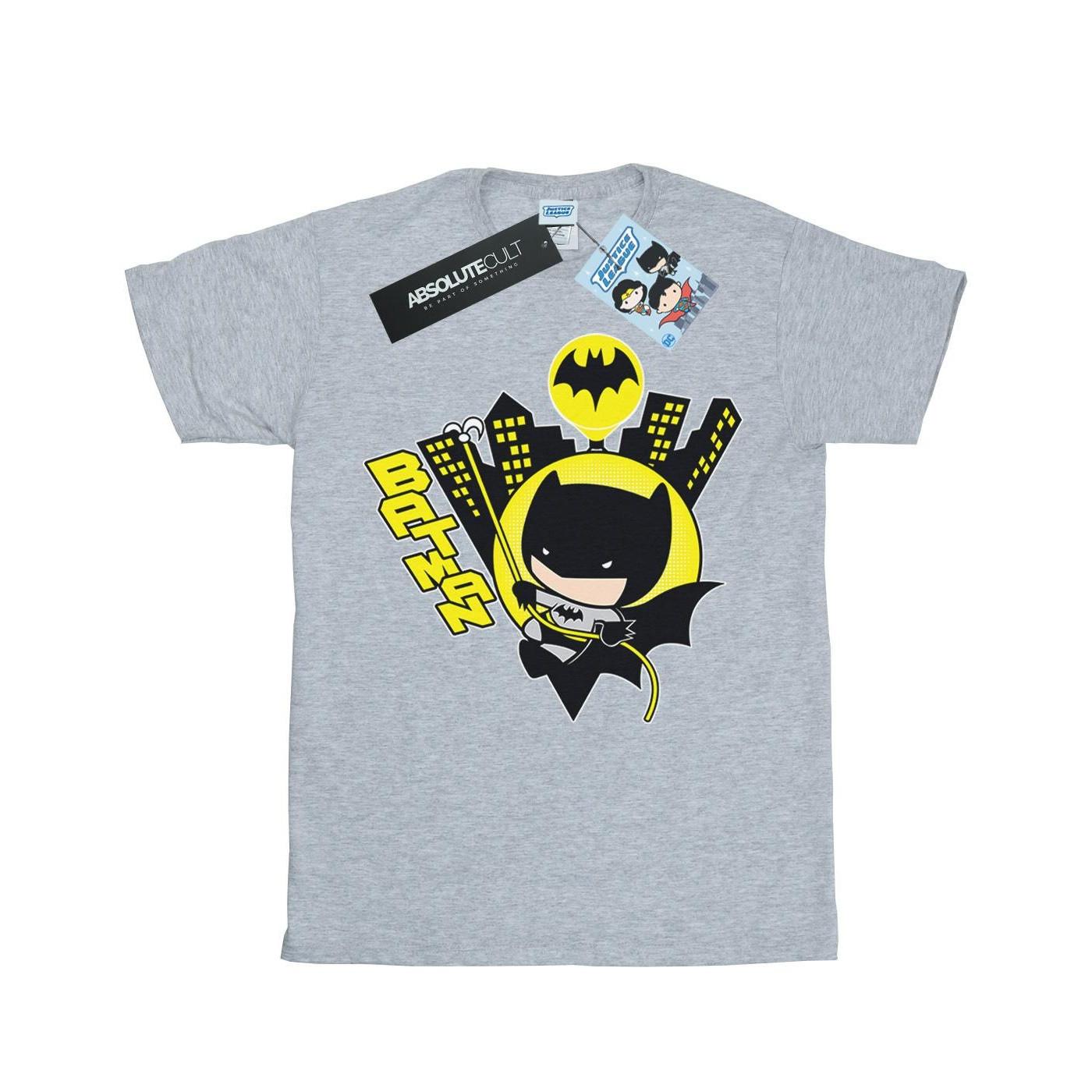 DC COMICS  Tshirt CHIBI BATMAN SWINGING 