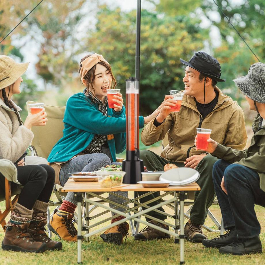 Northix 3 L schmaler Bierturm mit Zapfhahn  