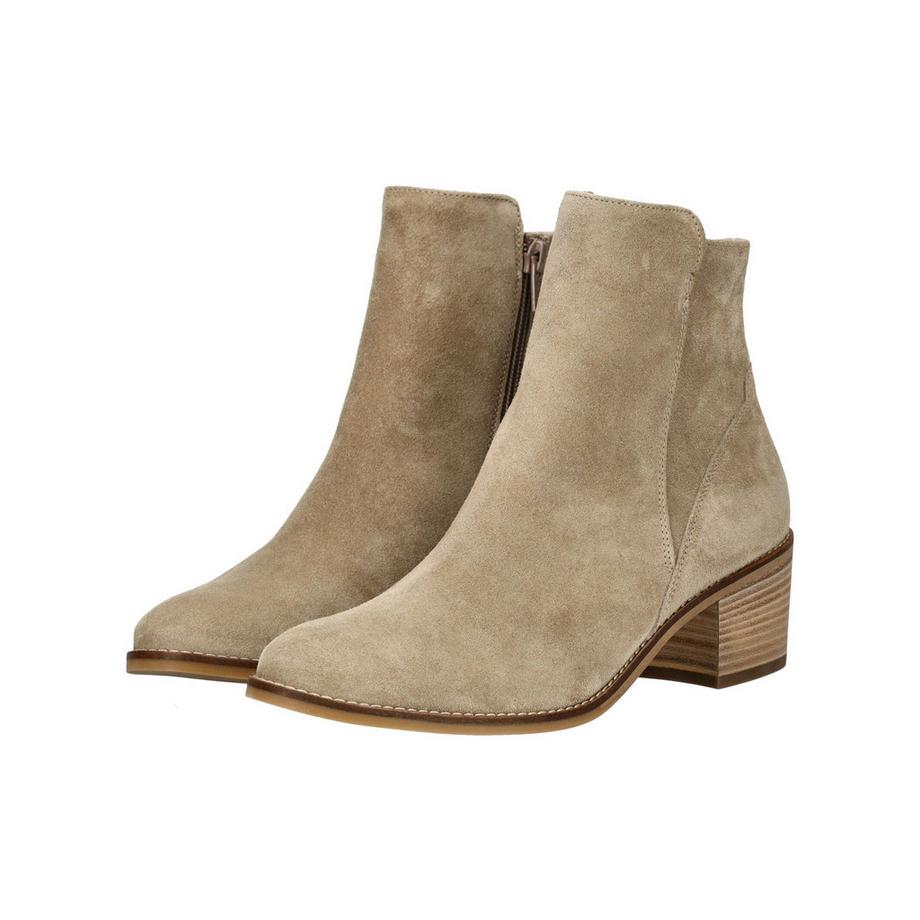 Paul Green Bottines en daim à talon bloc  