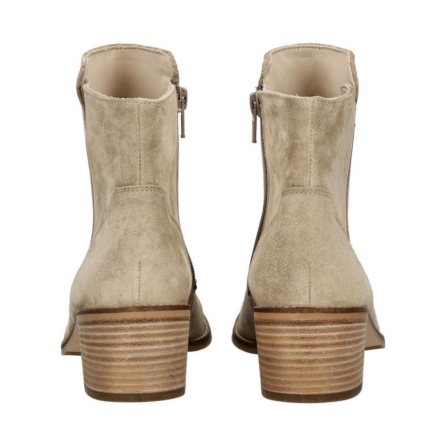 Paul Green Bottines en daim à talon bloc  