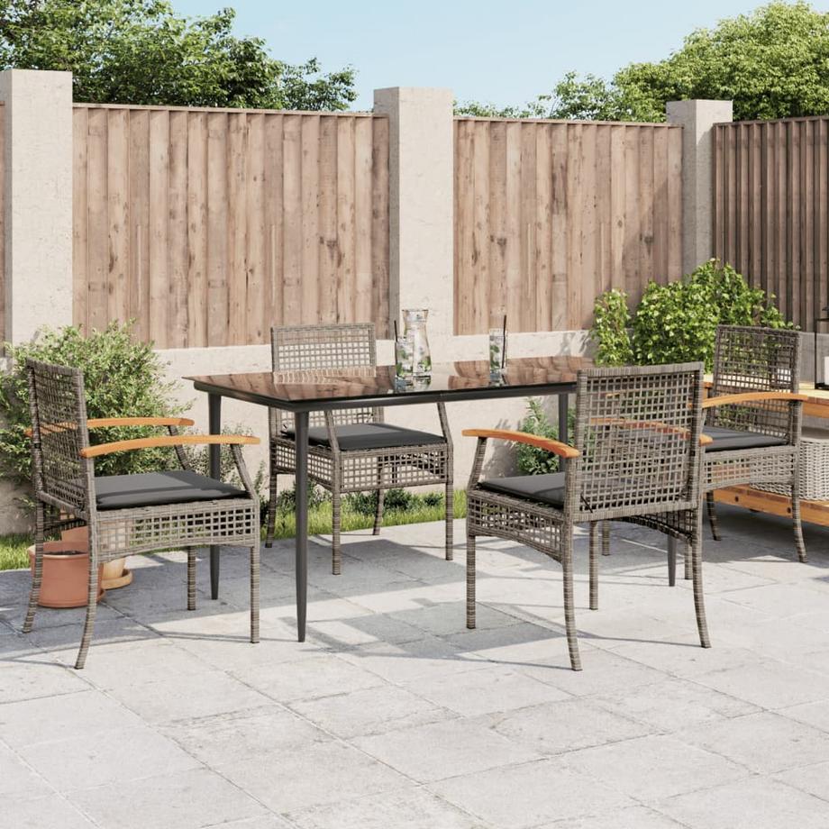 VidaXL Garten essgruppe poly-rattan  