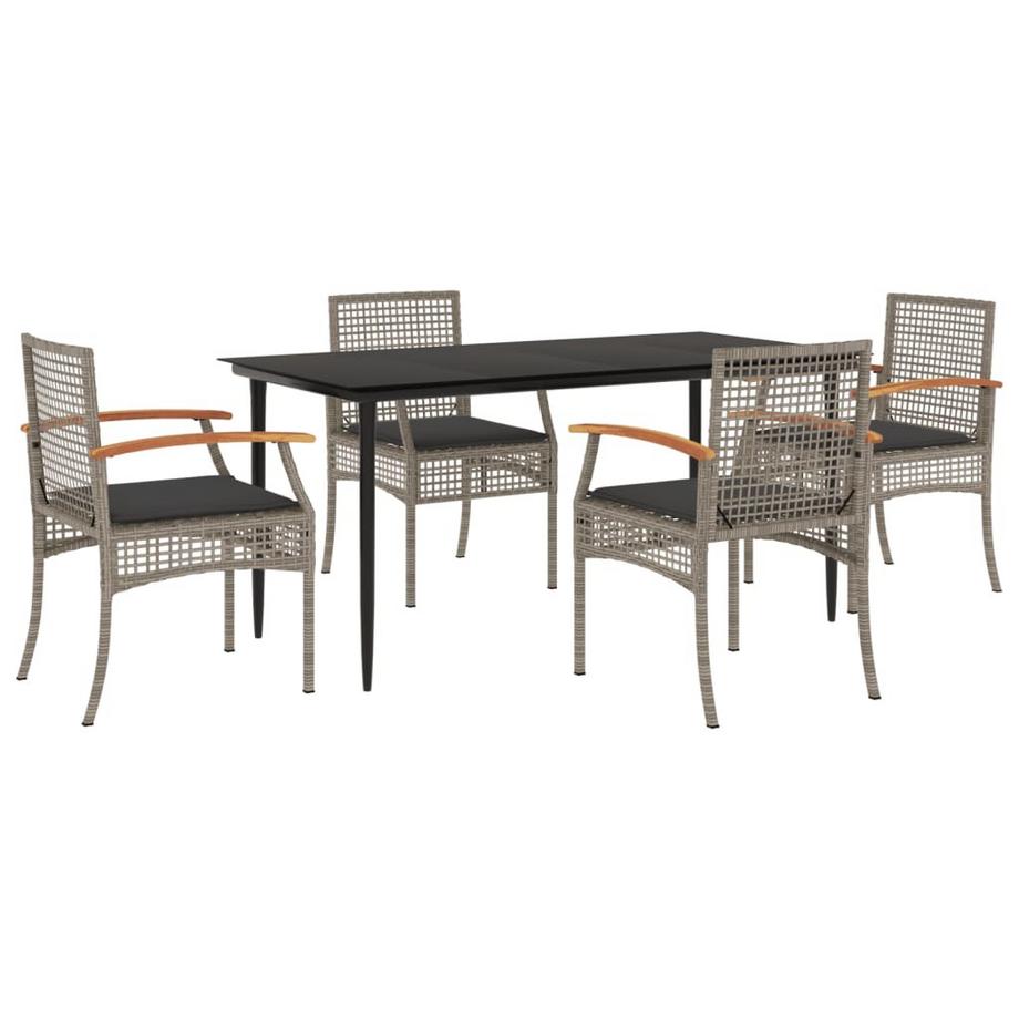 VidaXL Garten essgruppe poly-rattan  