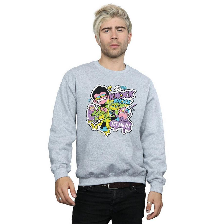 DC COMICS Teen Titans Go Knock Knock Sweatshirt  