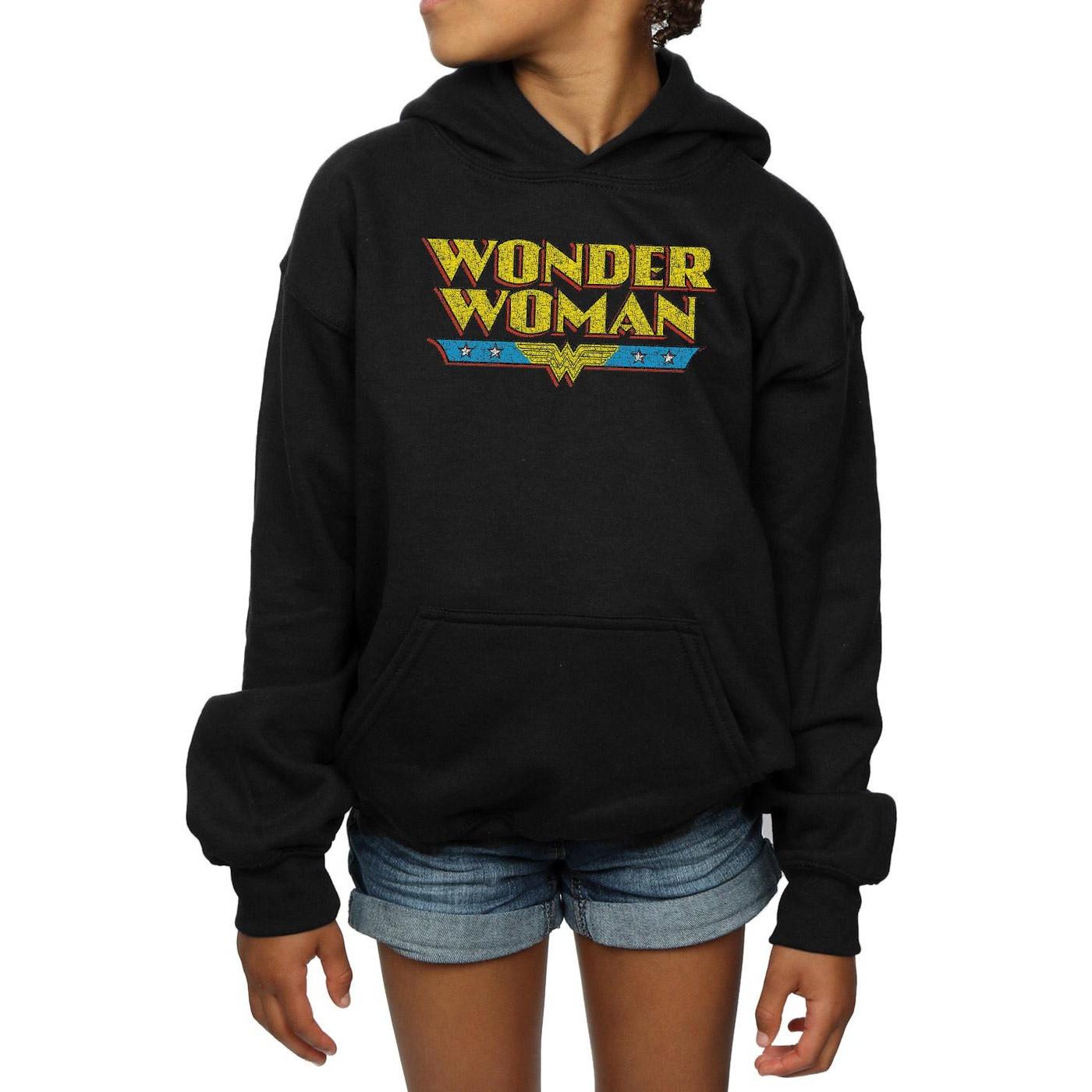 DC COMICS  Sweat à capuche WONDER WOMAN CRACKLE LOGO 