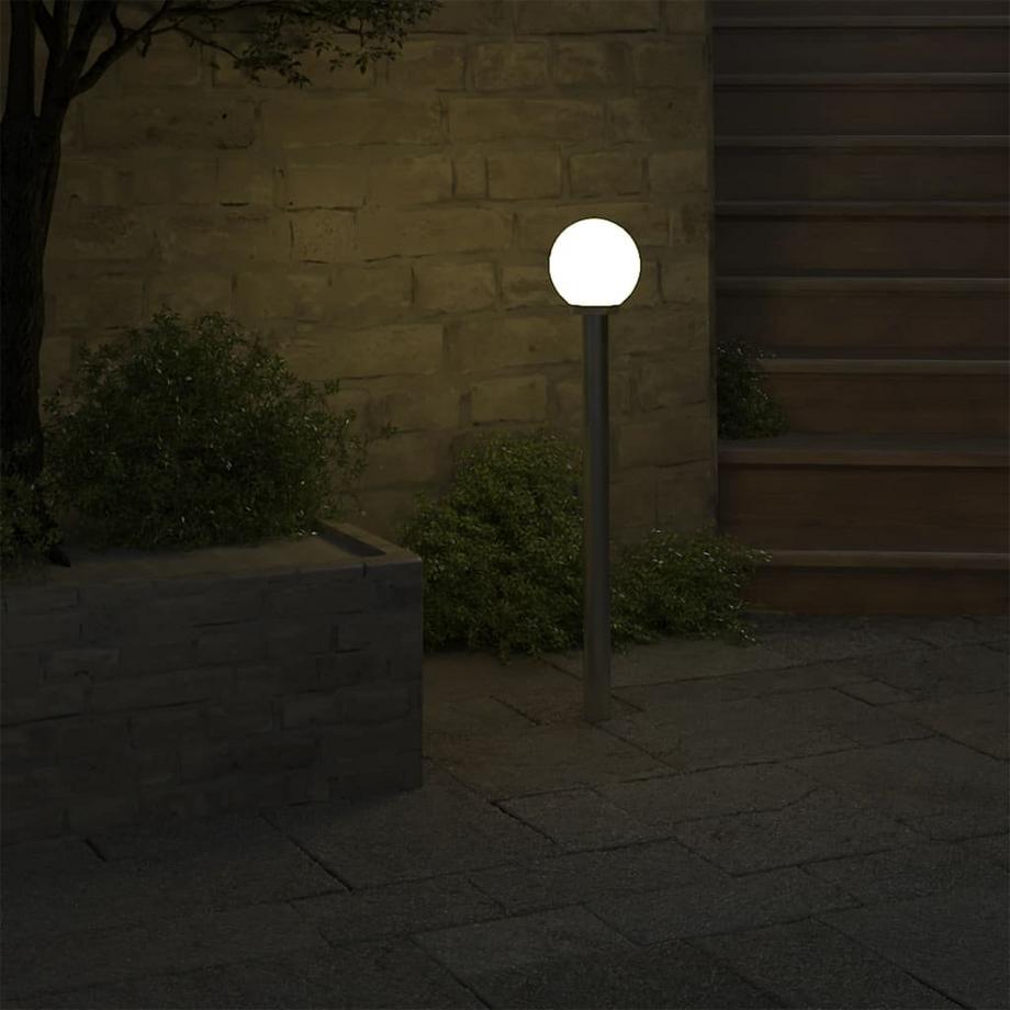 VidaXL Lampadaire acier inoxydable  
