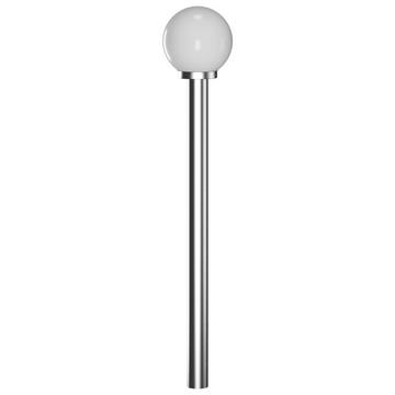 Lampadaire acier inoxydable