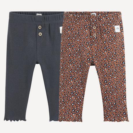 La Redoute Collections  2er-Pack Leggings aus Rippmaterial 