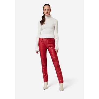 RICANO  Pantaloni in pelle da donna Donna, con elementi da biker 