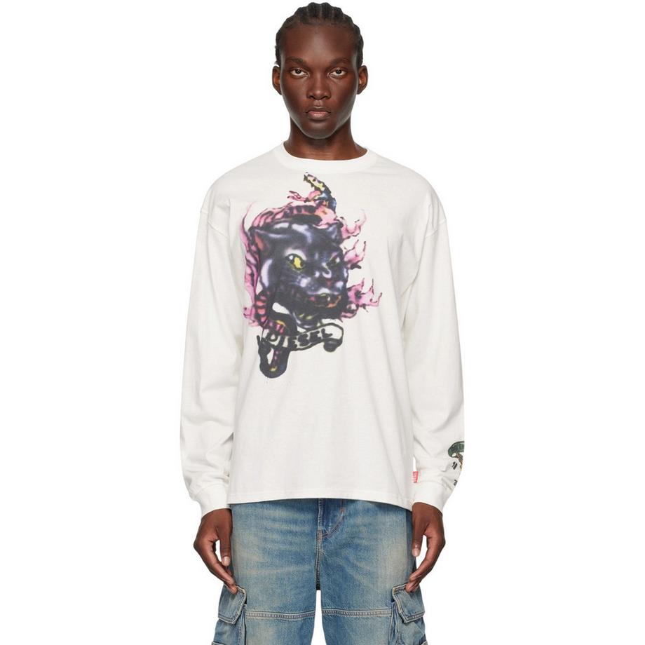DIESEL  Tboxt T-Shirt, Langärmlig 