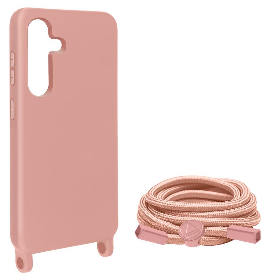Avizar  Coque Cordon Rose Samsung S24 Plus 