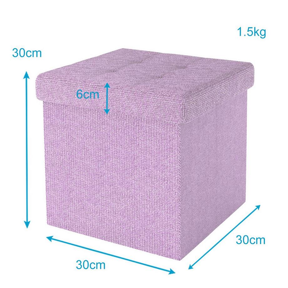 Intirilife Pouf pliable  