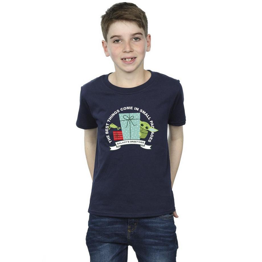 STAR WARS  Tshirt THE MANDALORIAN GALAXY'S GREETINGS 