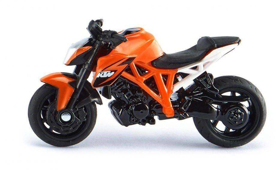 siku  1384, KTM 1290 Super Duke R Motorrad, Metall/Kunststoff, Orange, Bereifung aus Gummi 