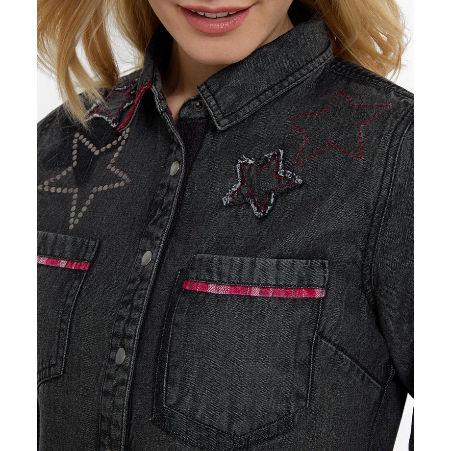Joe Browns Chemise en Jean à Étoiles Brodées  