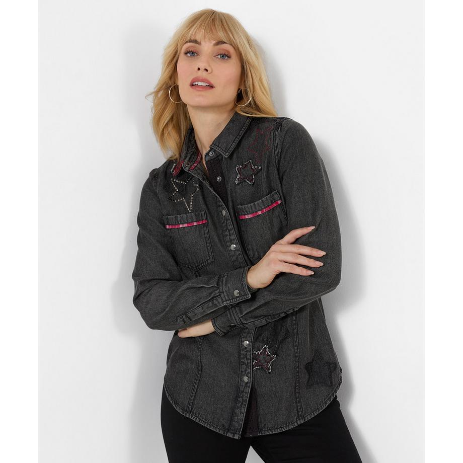 Joe Browns Chemise en Jean à Étoiles Brodées  