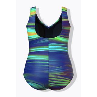 Ulla Popken Costume da bagno Drappeggio Coppe Morbide Riciclato  