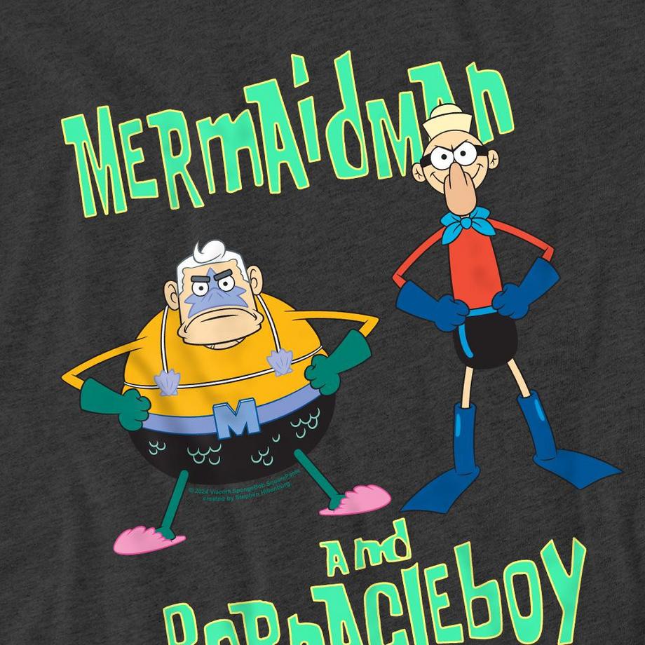 Nickelodeon  Maglietta L' Sirena E Il Barnacle 