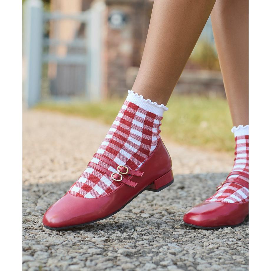 Joe Browns  Mary-Jane-Schuhe mit Doppelriemen und Punktfutter 