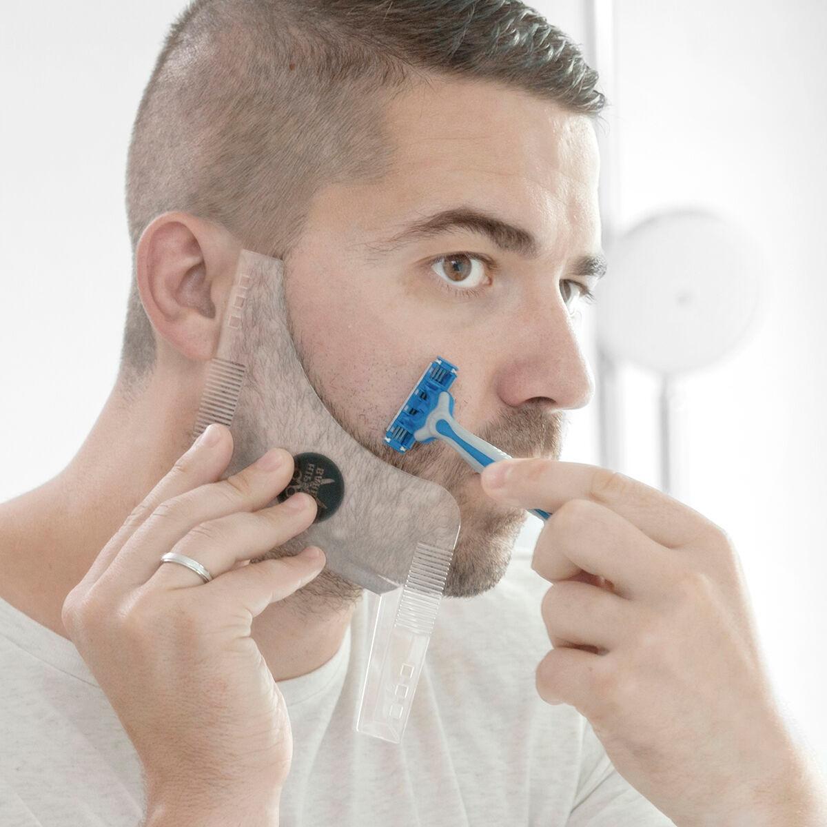 InnovaGoods  Moule pour Rasage de Barbe Hipster Barber InnovaGoods 