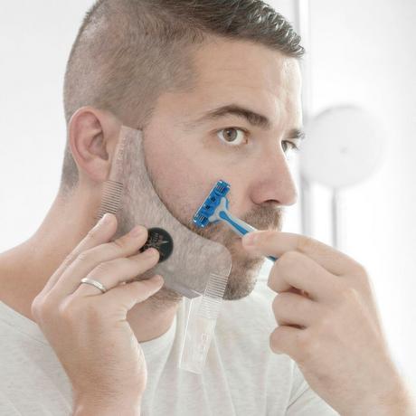 InnovaGoods  Moule pour Rasage de Barbe Hipster Barber InnovaGoods 