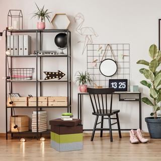 B2X Sgabello imbottito con strisce colorate  