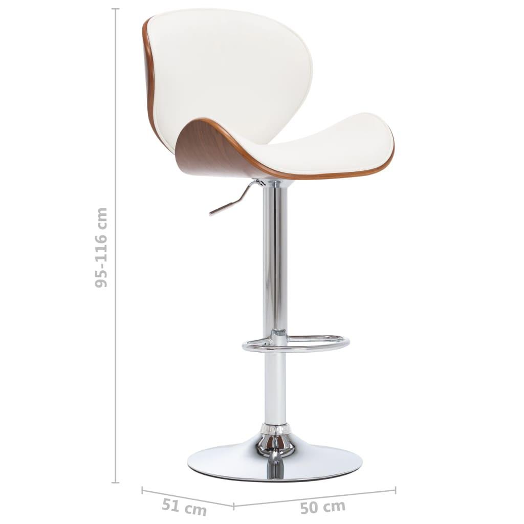 VidaXL Chaise de bar cuir artificiel  