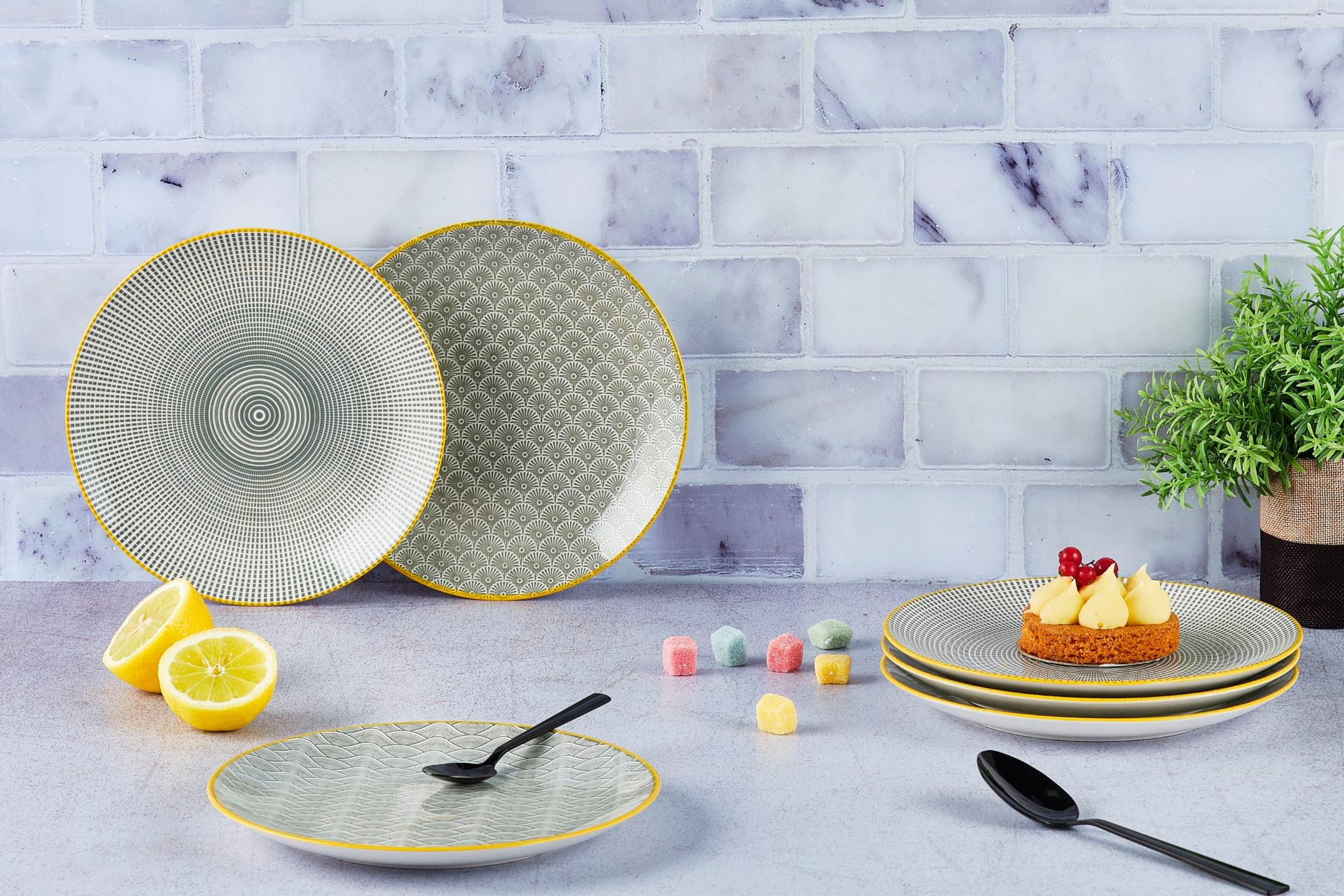 BJÖRN Set di piatti PATTERN  