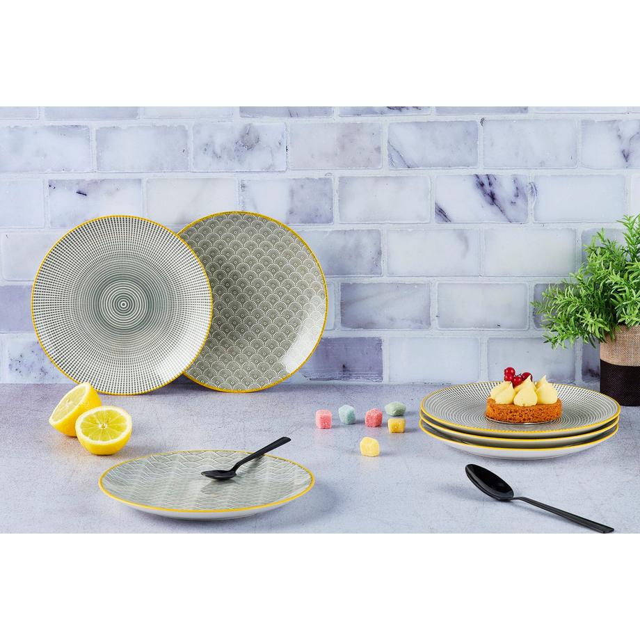 BJÖRN Set d'assiettes PATTERN  