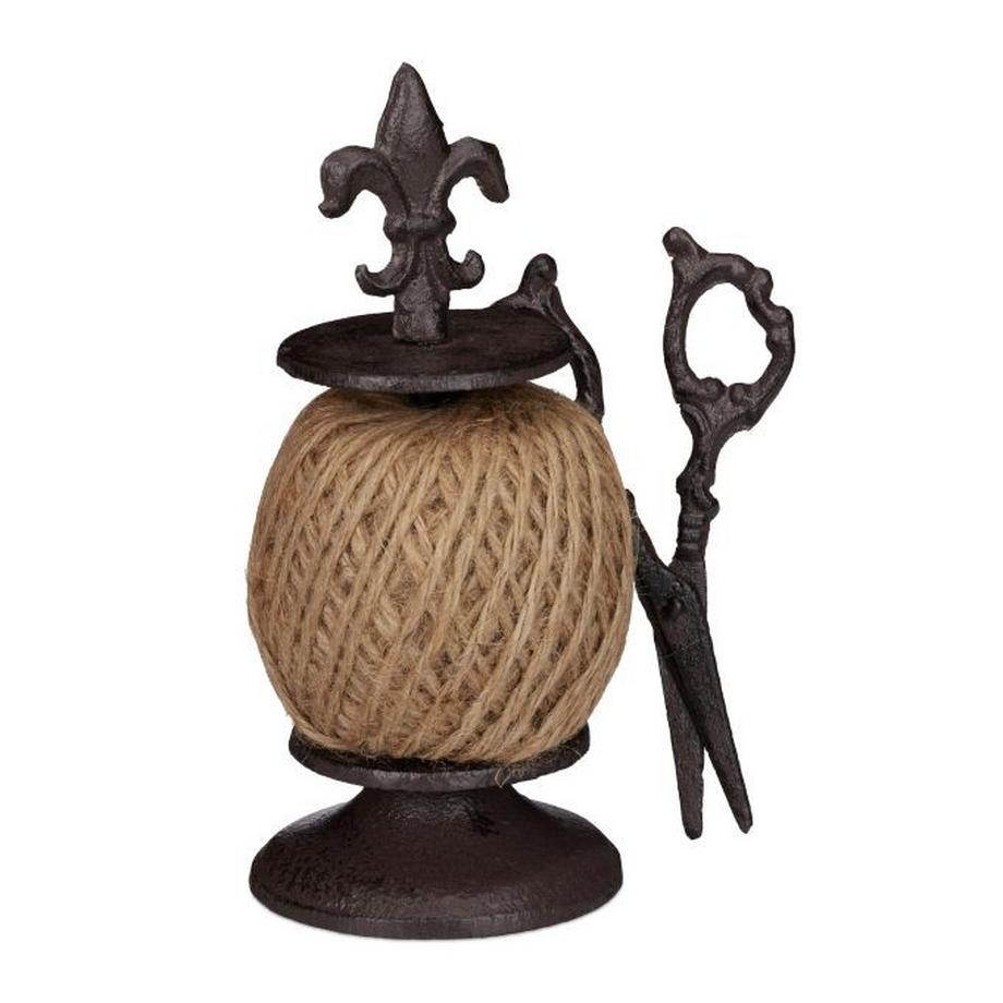 Porte-rouleau de ficelle antique