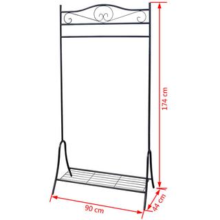 VidaXL  Porte-vêtements acier 