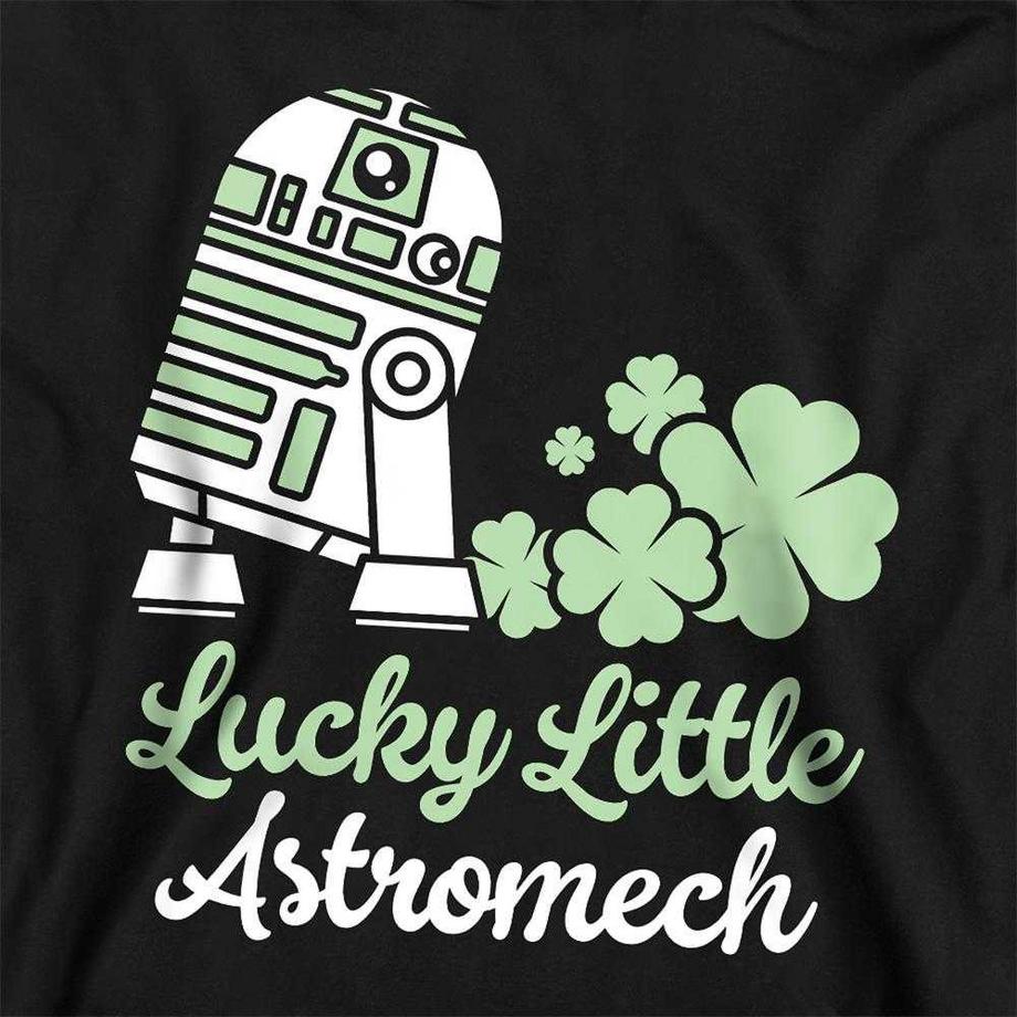 STAR WARS  Lucky Astromech Felpa Con Cappuccio Giorno Di San Patrizio 