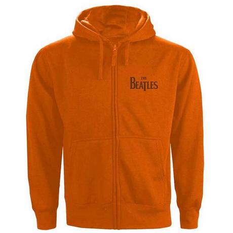 The Beatles Drop-T Logo Felpa con Cappuccio Full Zip  