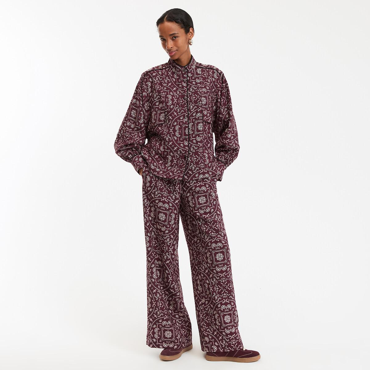 La Redoute Collections Hemd Stehkragen Paisleymuster  