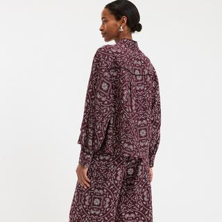 La Redoute Collections Hemd Stehkragen Paisleymuster  