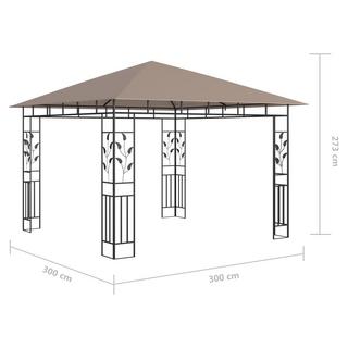 VidaXL gazebo Tessuto  